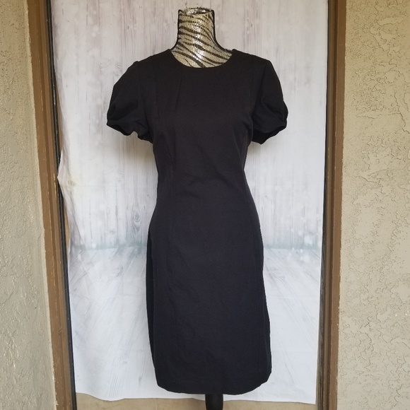 Banana Republic Dresses & Skirts - NWOT Banana Republic black puff sleeve dress 14